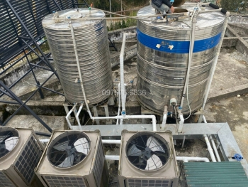Lắp đặt hệ thống máy nước nóng trung tâm tại Long Biên. Hotline 097575.6836