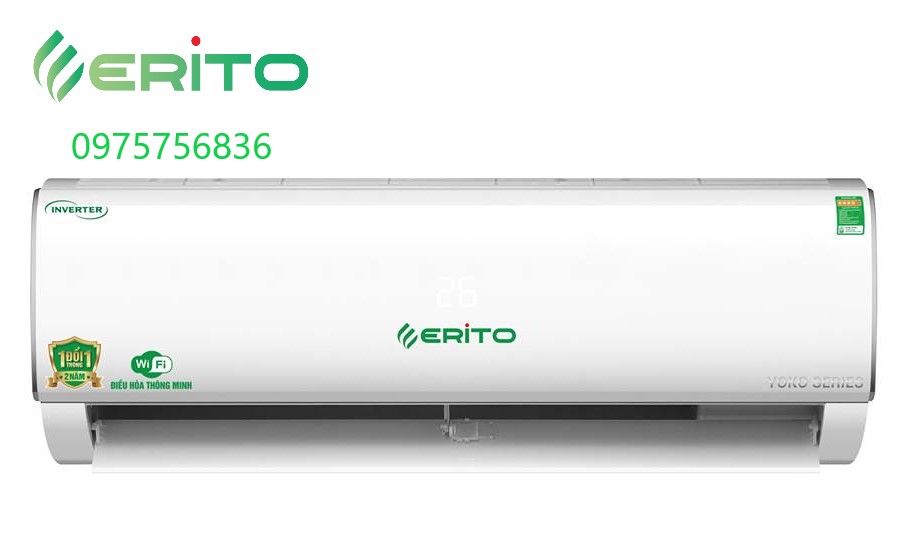 Điều hòa Erito 1 chiều inverter 24000Btu ETI-V25CS1